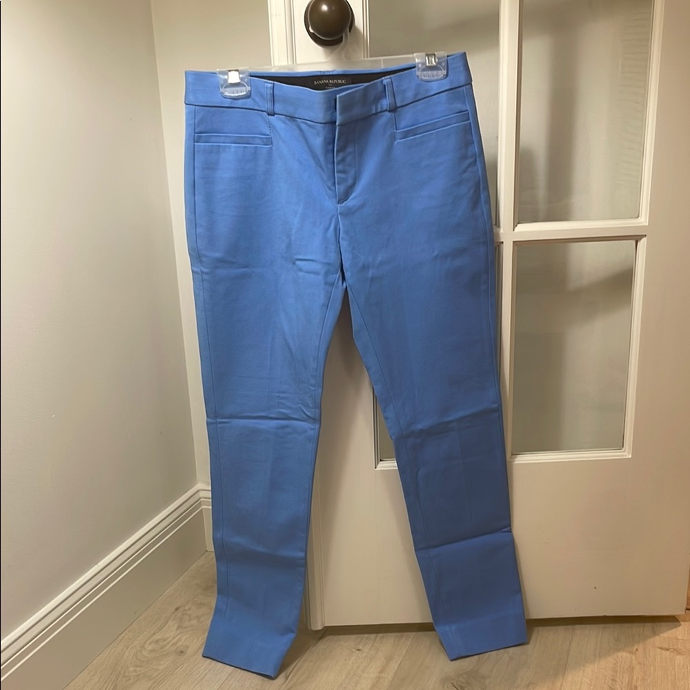 Banana Republic Blue Skinny Pants Tailored Fit